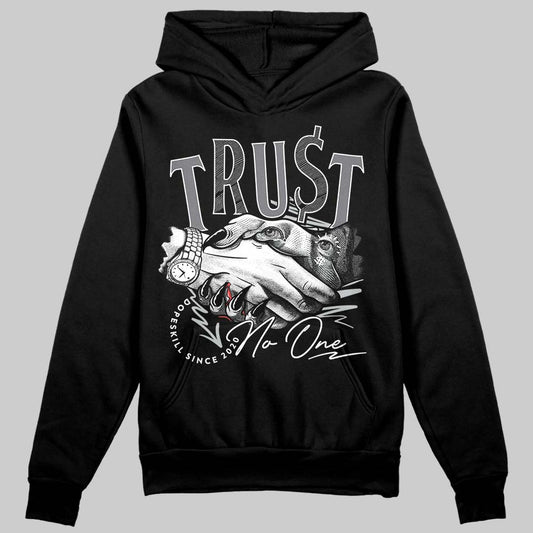 Jordan 4 “Fear” DopeSkill Hoodie Sweatshirt Trust No One Graphic Streetwear - Black