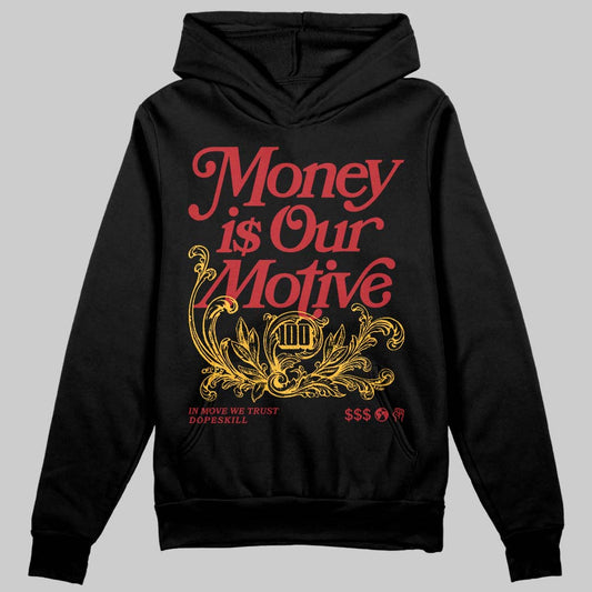 Jordan 14 Golf “Last Shot” DopeSkill Hoodie Sweatshirt Money Is Our Motive Typo Graphic Streetwear - Black