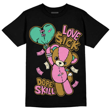 Parris Goebel x WMNS Dunk Low 'Playful Pink’ DopeSkill T-Shirt Love Sick Graphic Streetwear - Black