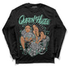 Jordan 3 "Green Glow" DopeSkill Long Sleeve T-Shirt Queen Of Hustle  Graphic Streetwear - Black 