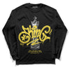 Wmns Air Jordan 11 Low 'Yellow Snakeskin' DopeSkill Long Sleeve T-Shirt King Chess Graphic Streetwear - Black