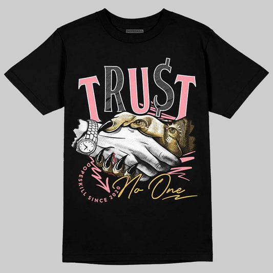 Jordan 3 GS “Red Stardust” DopeSkill T-Shirt Trust No One Graphic Streetwear - Black