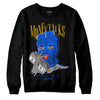 Royal Blue Sneakers DopeSkill Sweatshirt Money Talks Graphic Streetwear - Black