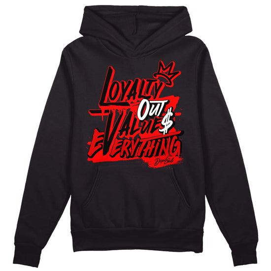 Jordan 1 Retro High OG "Satin Bred" DopeSkill Hoodie Sweatshirt LOVE Graphic Streetwear - Black