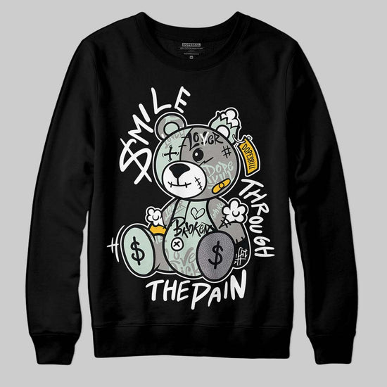 Jordan 1 Retro Low OG Year of the Snake (2025) DopeSkill Sweatshirt Smile Through The Pain Graphic Streetwear - Black