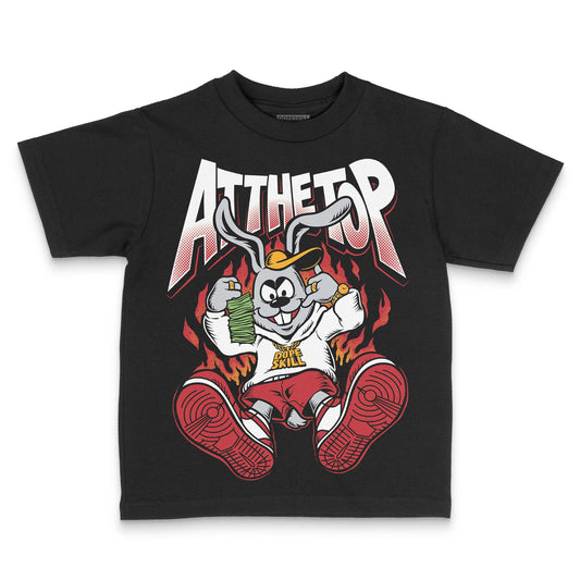 Jordan 1 Low OG "Chicago" DopeSkill Toddler Kids T-shirt At The Top Graphic Streetwear - Black