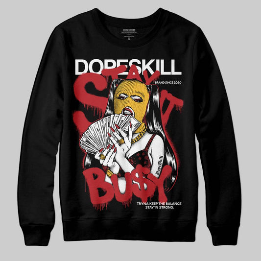 Jordan 14 Golf “Last Shot” DopeSkill Sweatshirt Stay It Busy Graphic Streetwear - Black