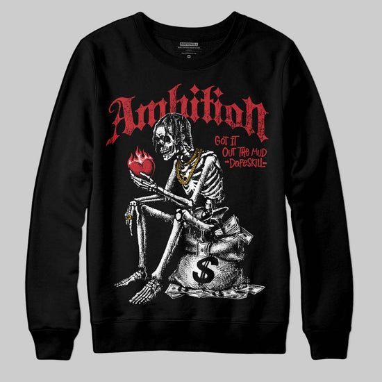 Jordan 1 Low OG "Chicago" DopeSkill Sweatshirt Ambition Graphic Streetwear - Black