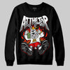 Black and White Sneakers DopeSkill Sweatshirt At The Top Graphic Streetwear - Black