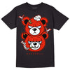 Jordan 6 Retro Toro Bravo DopeSkill T-shirt New Double Bear Graphic Streetwear - Black