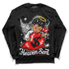 Black and White Sneakers DopeSkill Long Sleeve T-Shirt Heaven Sent Graphic Streetwear - Black