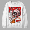 Jordan 1 Retro High OG "Satin Bred" DopeSkill Sweatshirt Mystery Ghostly Grasp Graphic Streetwear - White 