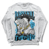 Jordan 13 Retro University Blue DopeSkill Long Sleeve T-Shirt Sorry I've Been Trappin Graphic Streetwear - White 