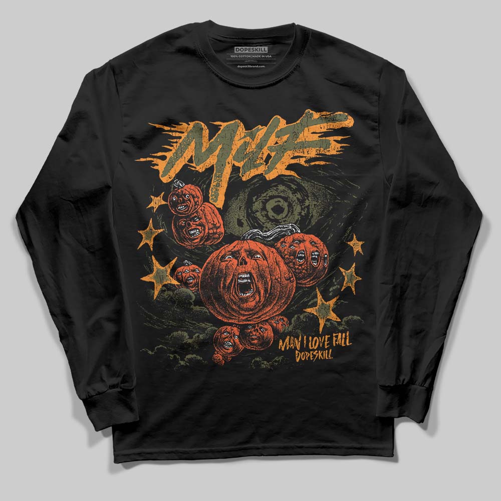 Jordan 5 "Olive" DopeSkill Long Sleeve T-Shirt MILF Graphic Streetwear - Black