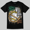 Dunk Low SB Safari DopeSkill T-Shirt Takin No L's Graphic Streetwear - Black