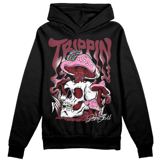 Jordan 1 Retro High OG “Team Red” DopeSkill Hoodie Sweatshirt Trippin Graphic Streetwear - Black