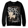 Jordan 5 SE “Sail” DopeSkill Sweatshirt Speak It Graphic Streetwear - Black