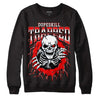 Jordan 11 Retro Cherry DopeSkill Sweatshirt Trapped Halloween Graphic Streetwear - Black