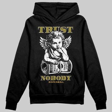 Yellow Sneakers DopeSkill Hoodie Trust Nobody Graphic Streetwear - Black