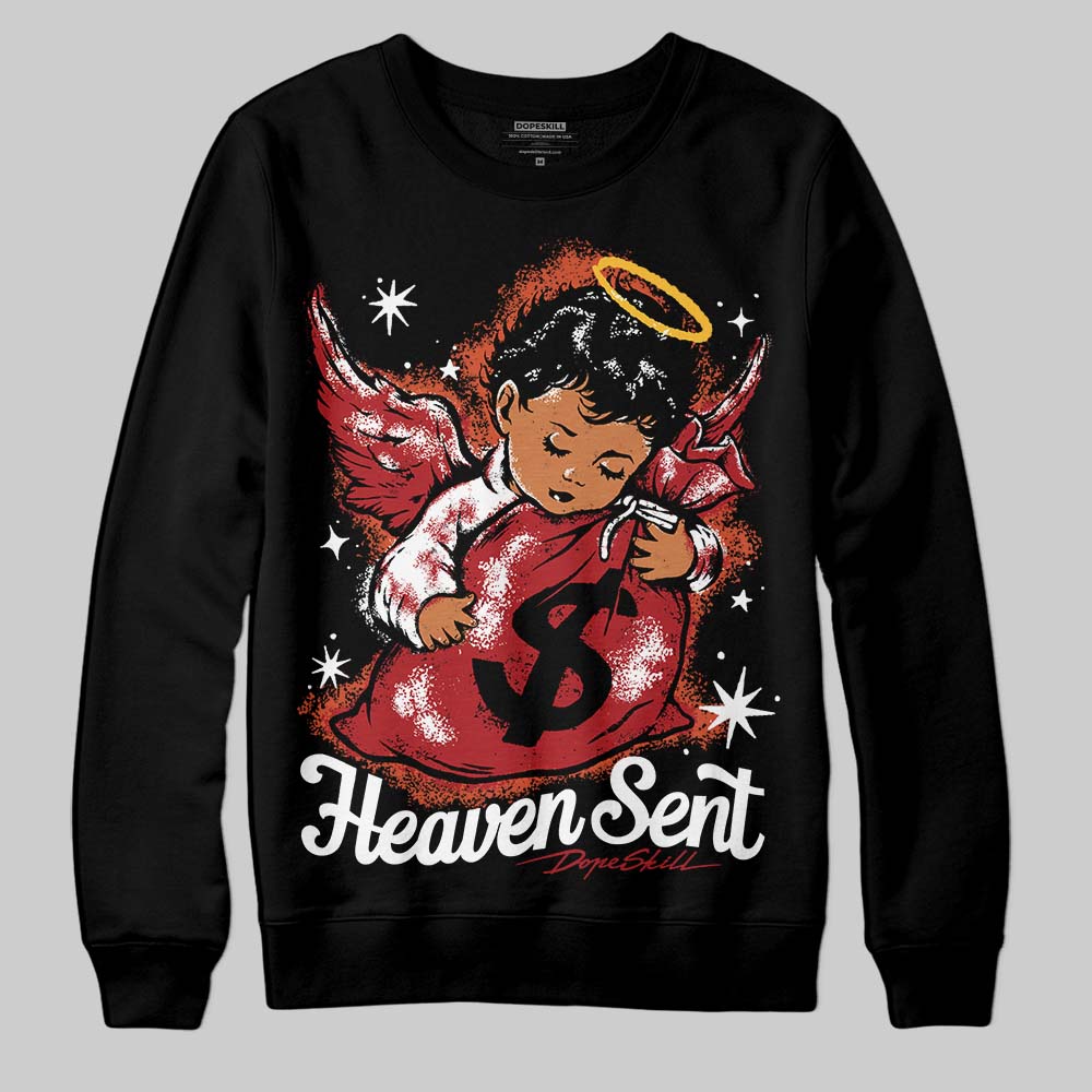 Nigel Sylvester x Air Jordan 4 ‘Brick by Brick’ DopeSkill Sweatshirt Heaven Sent Graphic Streetwear - Black