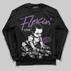 PURPLE Sneakers DopeSkill Long Sleeve T-Shirt Flexin' Graphic Streetwear - Black