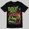 Neon Green Sneakers DopeSkill T-Shirt Ease My Mind Graphic Streetwear - Black