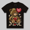 Jordan 4 Retro “Pizza” DopeSkill Toddler Kids T-shirt Broken Bear Graphic Streetwear - Black