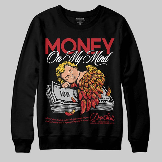 Jordan 14 Retro Ferrari (2025) DopeSkill Sweatshirt MOMM Graphic Streetwear - Black