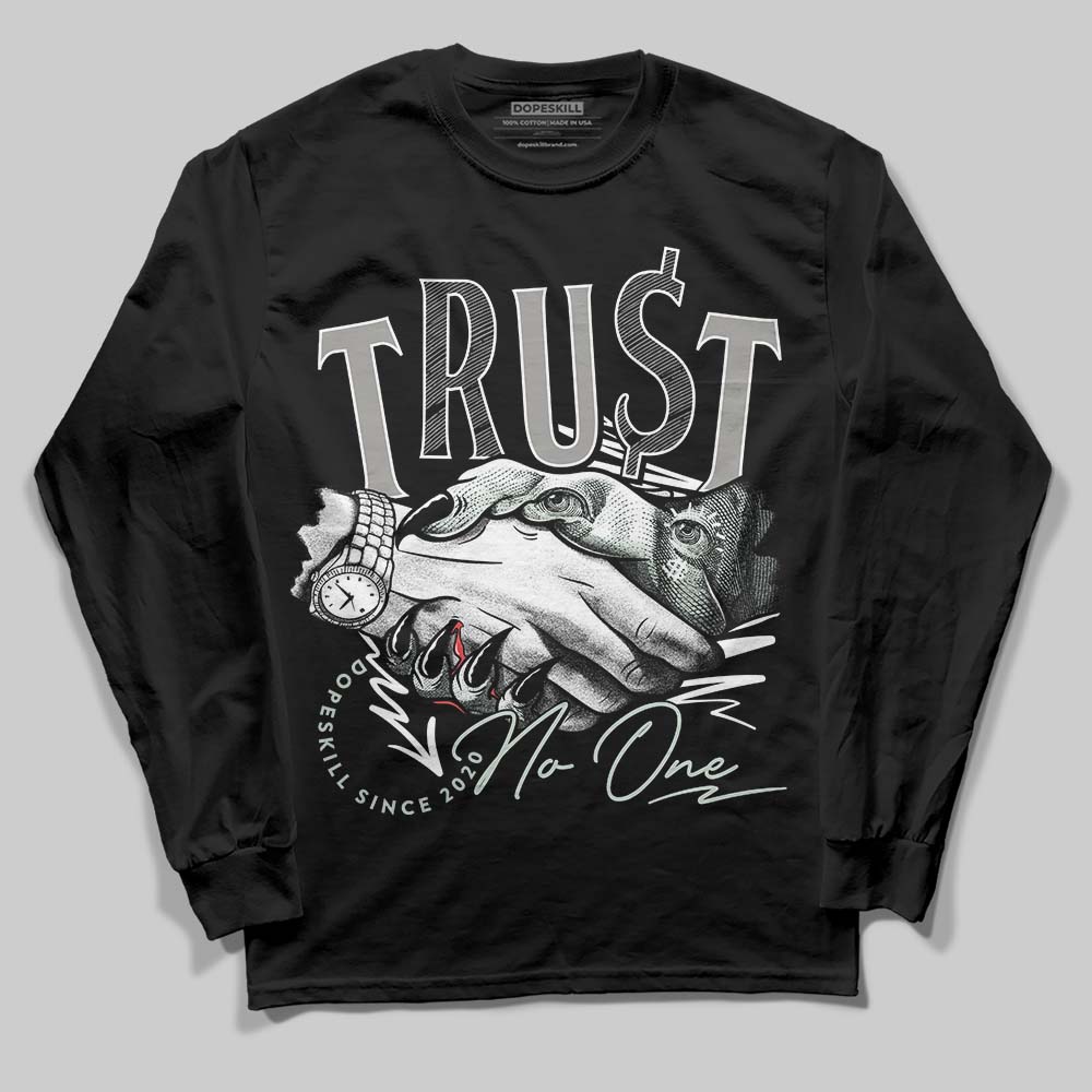 Jordan 1 Retro Low OG Year of the Snake (2025) DopeSkill Long Sleeve T-Shirt Trust No One Graphic Streetwear - Black