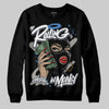 Jordan 11 Cool Grey DopeSkill Sweatshirt Rolling in Money Graphic Streetwear - Black