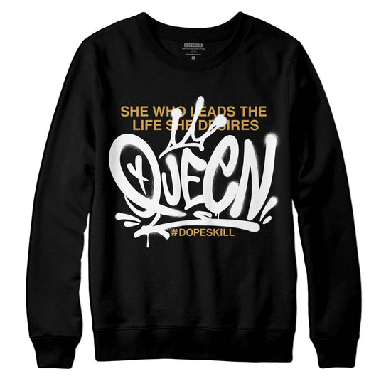 Jordan 11 "Gratitude" DopeSkill Sweatshirt Queen Graphic Streetwear - Black