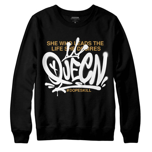 Jordan 11 "Gratitude" DopeSkill Sweatshirt Queen Graphic Streetwear - Black