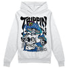 Jordan 11 Low “Space Jam” DopeSkill Hoodie Sweatshirt Trippin Graphic Streetwear - White