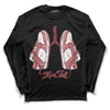 Valentine's Day Collection DopeSkill Long Sleeve T-Shirt Breathe Graphic Streetwear - Black