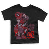 Jordan 5 Retro Burgundy (2023) DopeSkill Toddler Kids T-shirt Broken Heart Graphic Streetwear - Black