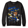 Jordan 14 “Laney” DopeSkill Sweatshirt Money Is Our Motive Bear Graphic Streetwear - Black