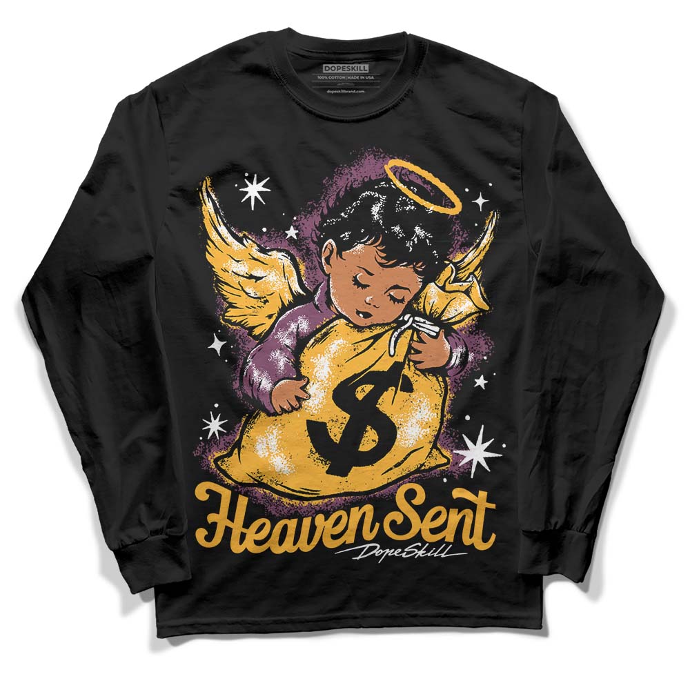 Jordan 1 Retro High OG Brotherhood DopeSkill Long Sleeve T-Shirt Heaven Sent Graphic Streetwear - Black