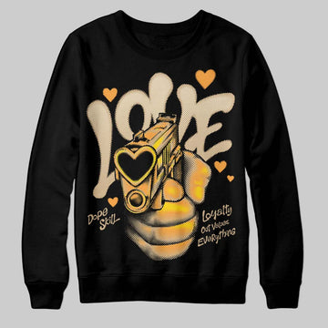 TAN Sneakers DopeSkill Sweatshirt Love Shot Graphic Streetwear - black