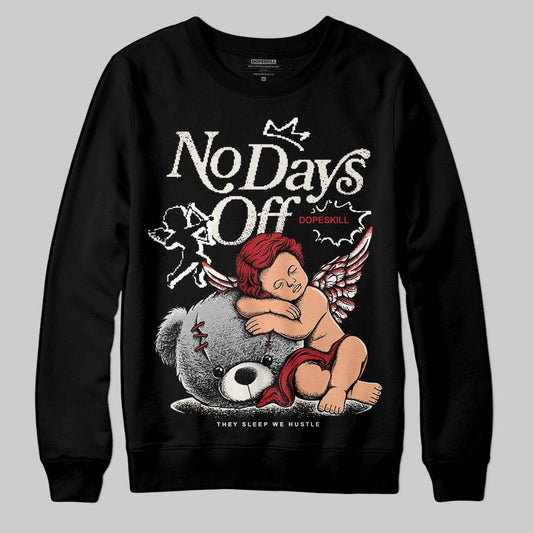 Nigel Sylvester x Jordan 1 Low OG “Nitro” DopeSkill Sweatshirt New No Days Off Graphic Streetwear - Black