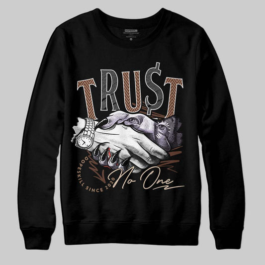 Harris Tweed x Wmns Dunk Low 'Sesame' DopeSkill Sweatshirt Trust No One Graphic Streetwear - Black
