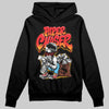 Red Sneakers DopeSkill Hoodie Sweatshirt Paper Chaser Boy Graphic Streetwear - Black