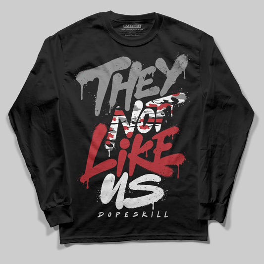 Jordan 8 Retro Bugs Bunny (2025) DopeSkill Long Sleeve T-Shirt They Not Like Us Graphic Streetwear - Black
