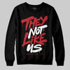 Jordan 1 Low OG "Chicago" DopeSkill Sweatshirt They Not Like Us Graphic Streetwear - black