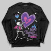 PURPLE Sneakers DopeSkill Long Sleeve T-Shirt Make Things Happen Graphic Streetwear - Black