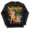 Dunk Low Reverse Brazil DopeSkill Long Sleeve T-Shirt Looking For Love Graphic Streetwear - Black