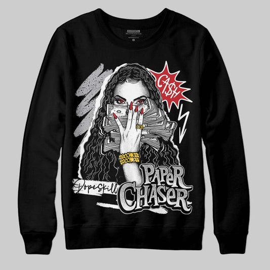 Jordan 4 OG “White Cement” DopeSkill Sweatshirt NPC Graphic Streetwear - Black
