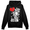 Jordan 1 Low OG “Shadow” DopeSkill Hoodie Sweatshirt Love Sick Graphic Streetwear - Black