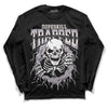 Cement Grey 2s DopeSkill Long Sleeve T-Shirt Trapped Halloween Graphic