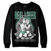 Jordan 3 "Green Glow" DopeSkill Sweatshirt Real Lover Graphic Streetwear - Black 