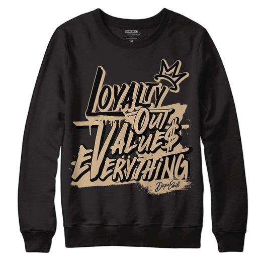 TAN Sneakers DopeSkill Sweatshirt LOVE Graphic Streetwear - Black